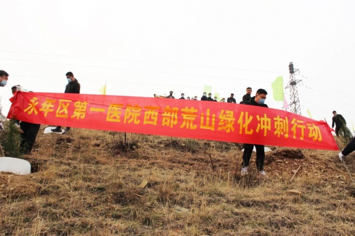 永年区第一医院开展西部荒山绿化冲刺行动
