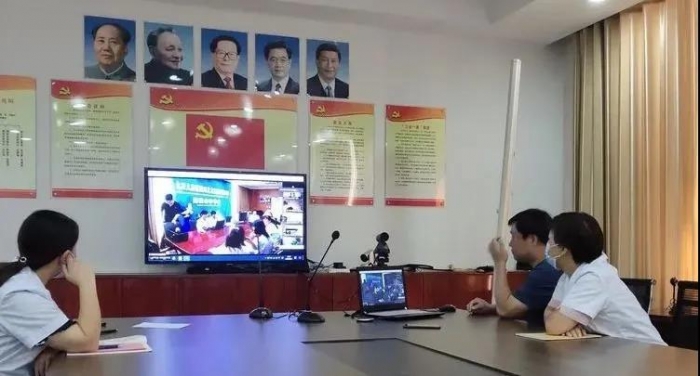 永年区第一医院远程参加河北省儿童医院医联体医院互动