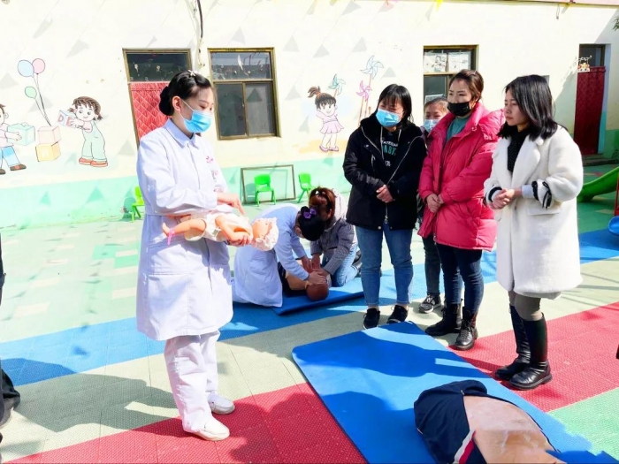 永年区第一医院急救知识宣教团走进武安市启贝乐幼儿园