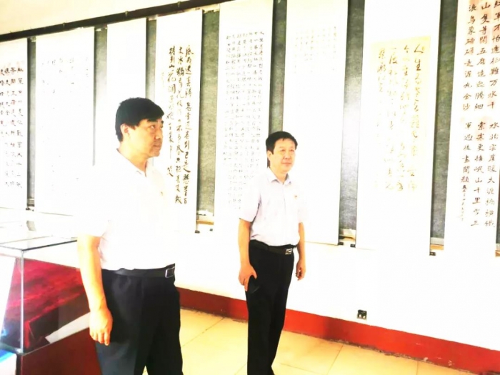 永年区第一医院到清晖书院观看庆祝中国共产党成立100周年书画摄影展