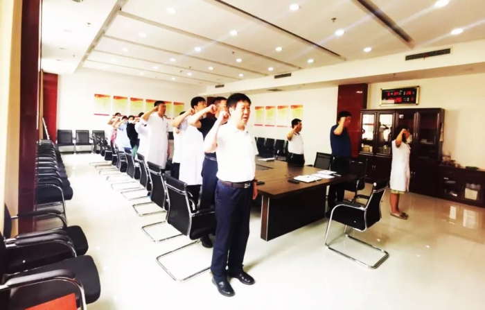 【百年华诞】永年区第一医院开展新党员入党宣誓活动
