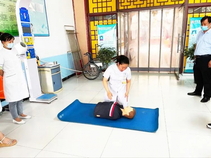 人人学急救，急救为人人———永年区第一医院急救知识宣讲团来到界河店卫生院